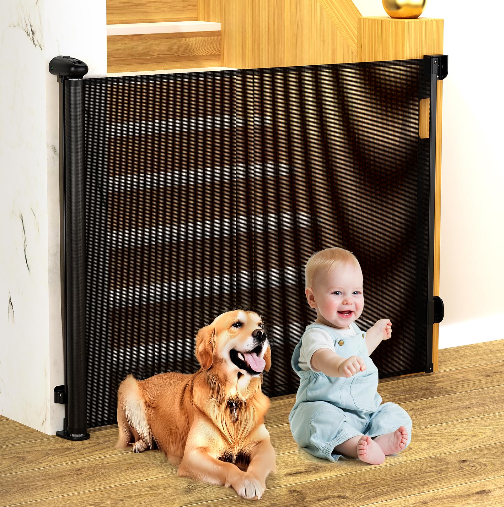WHTOR wide gate used in living room for versatile safety