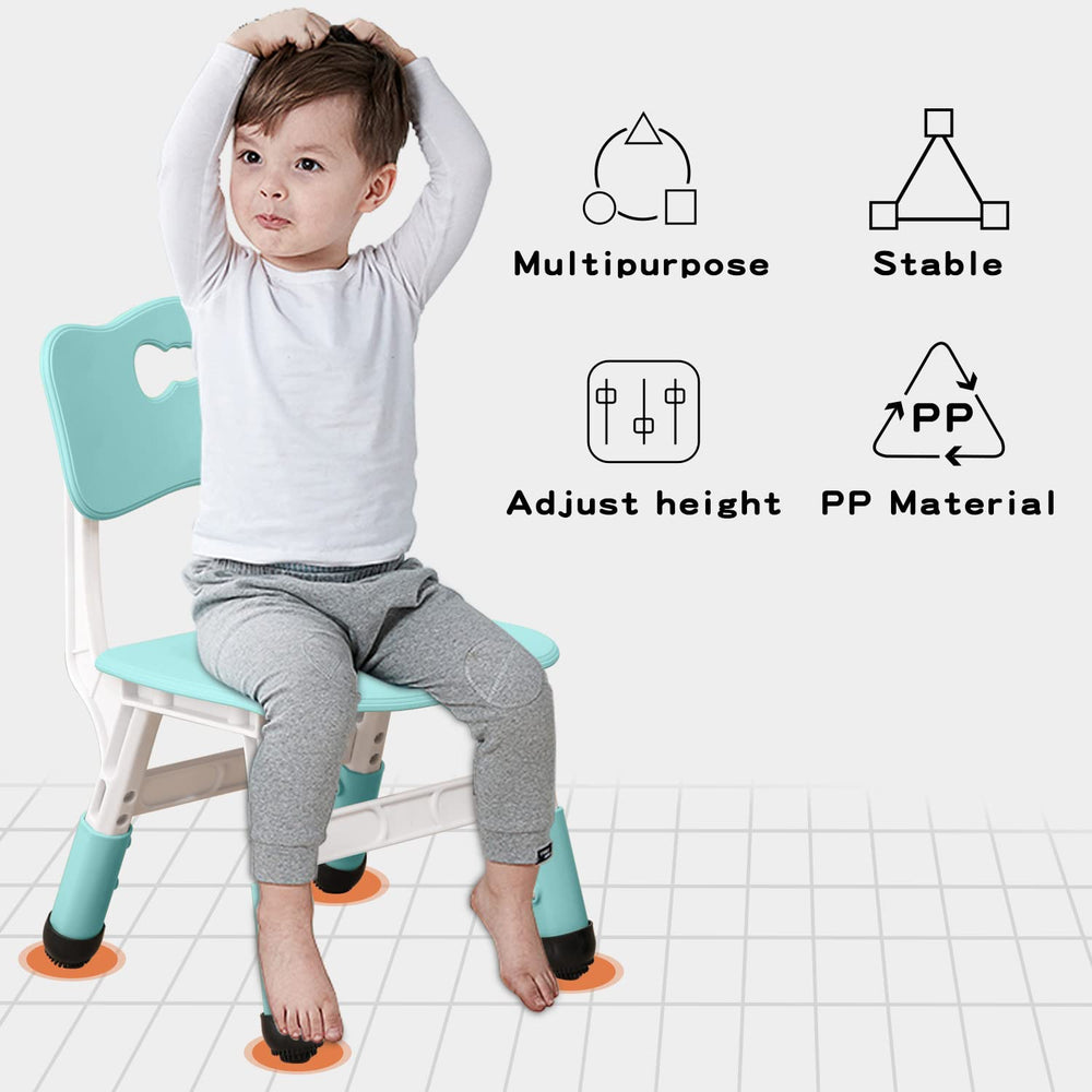 WHY TOYS two-pack mint-green chairs ideal for classrooms and nurseries