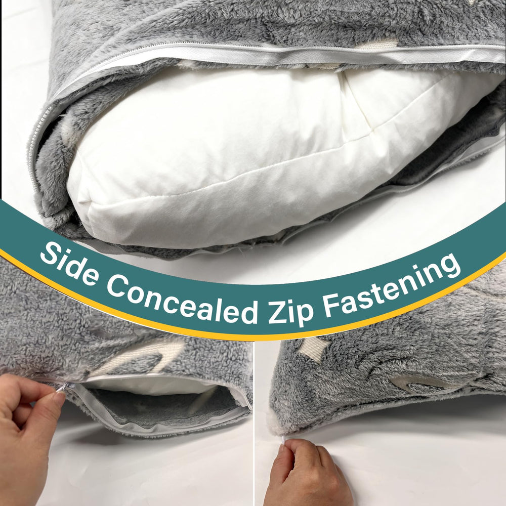 Wibeelee soft plush fabric closeup highlights fluffy touch and everyday comfort.