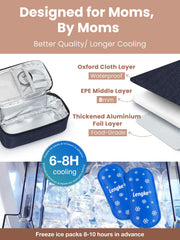 WIBOND cooler includes two ice packs to maintain cold