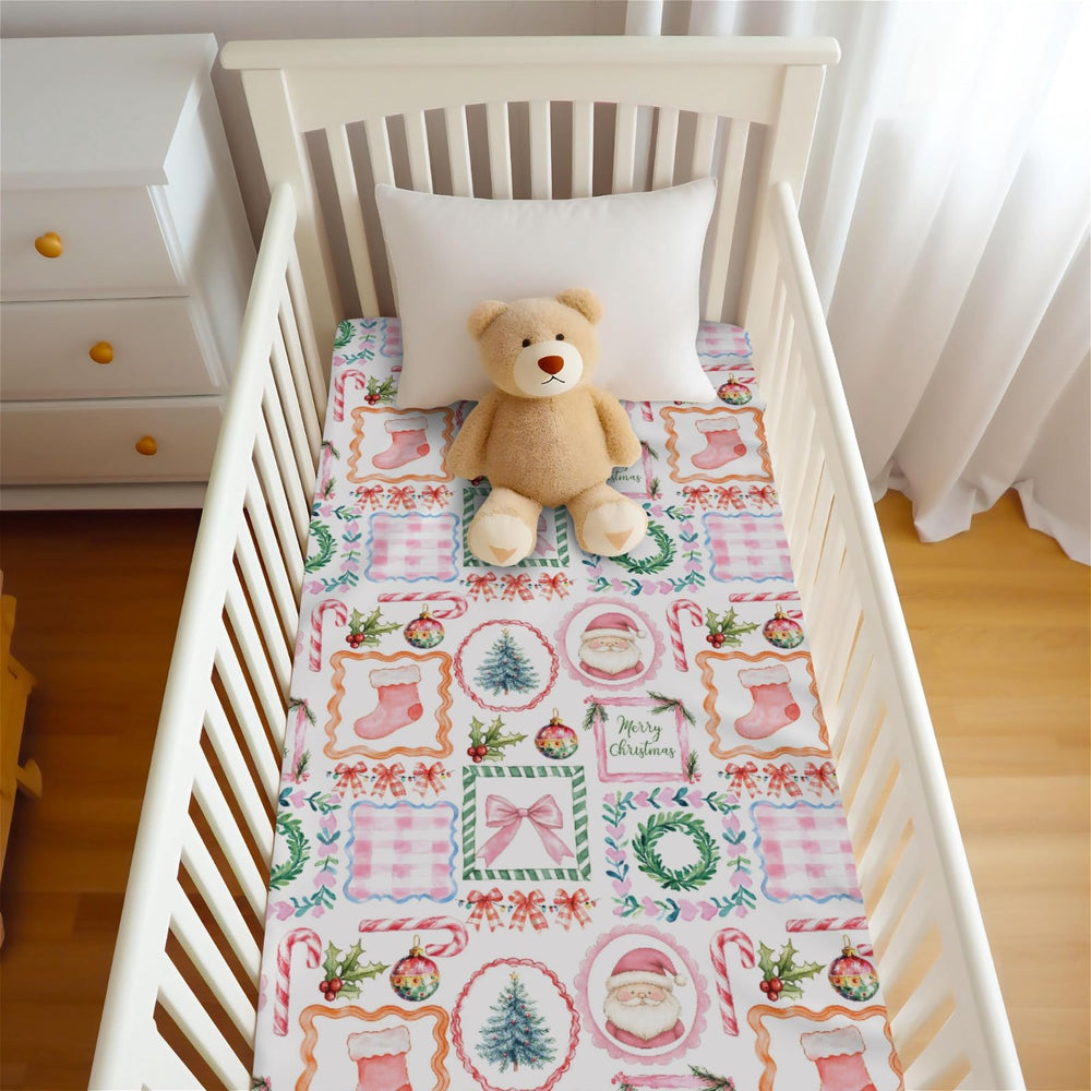 Wicbfdfv 28x52 crib sheet with 9-pocket depth provides secure fit on standard mattresses.