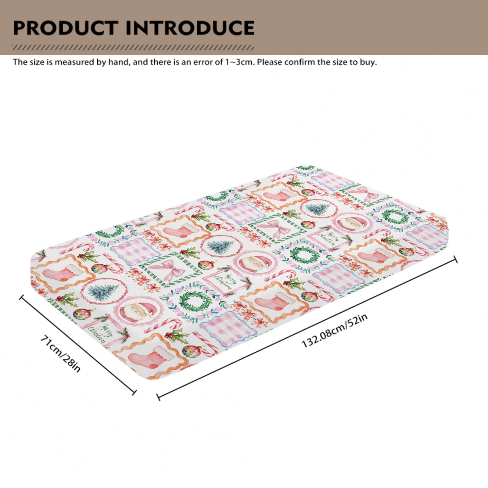 Wicbfdfv nursery-ready pattern enhances cute photo moments while remaining practical and easy to clean.