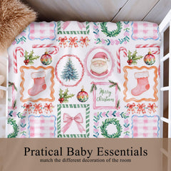 Wicbfdfv retro-frames crib sheet design adds stylish nursery appeal while keeping mattresses aligned.