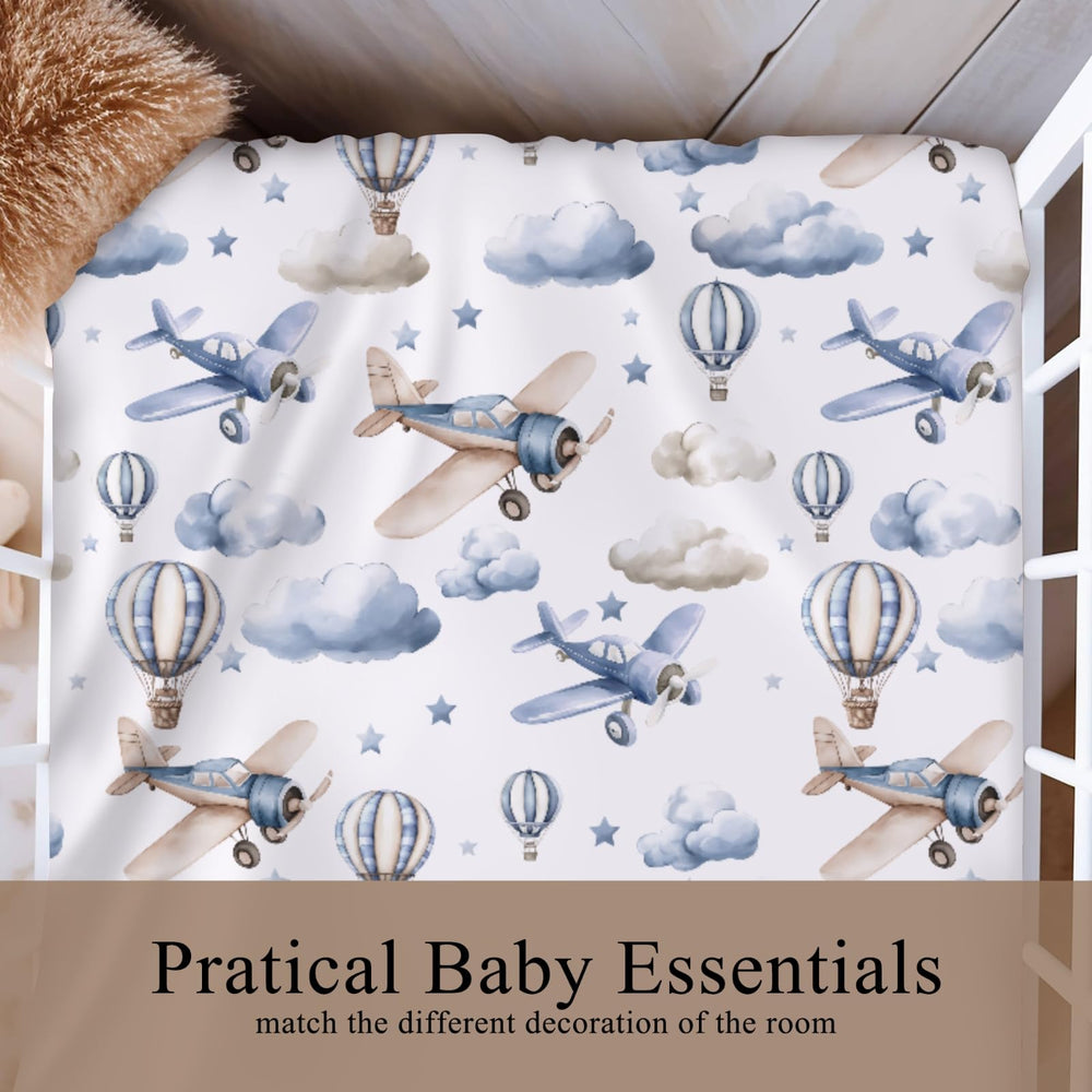 Wicbfdfv-snug-fit-crib-sheet-elastic image illustrates no-slip design for peaceful sleep.