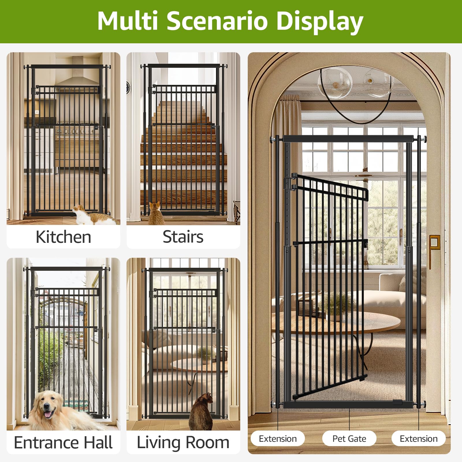 WIDERSAFER durable steel construction supports up to 100 pounds