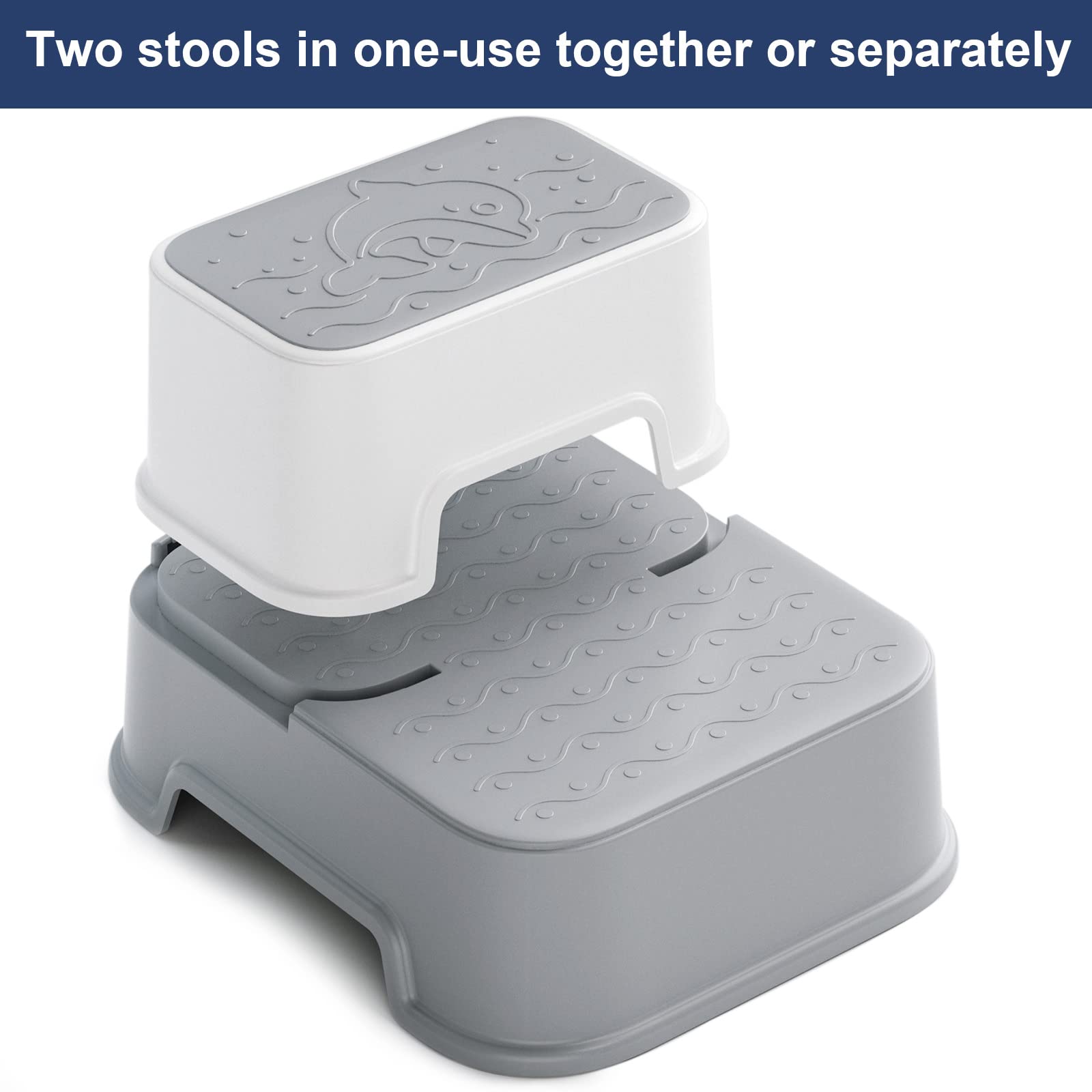 Wiifo 2 Step Stool durable and lightweight for easy carrying.