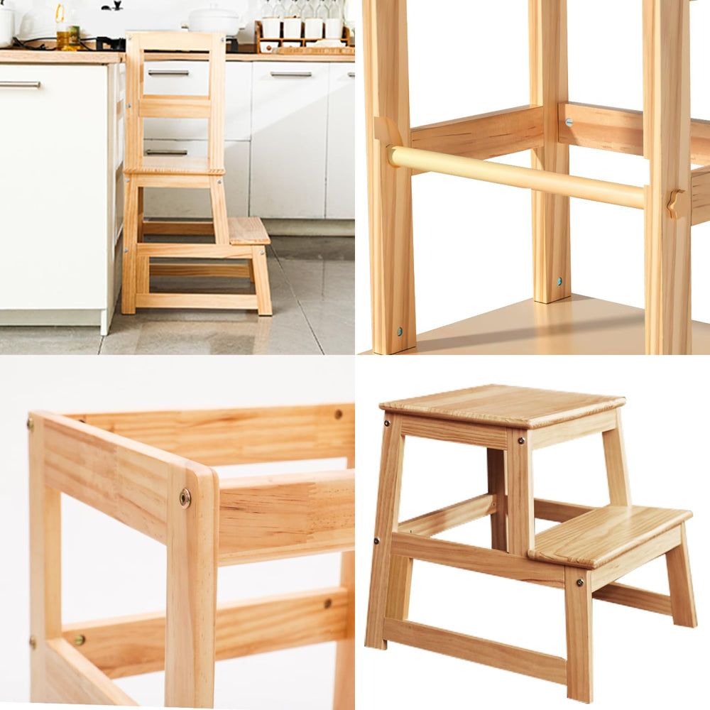 Wiifo natural finish complements modern kitchens while inviting family participation.