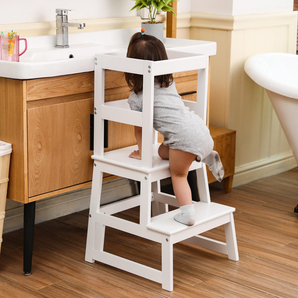 Wiifo solid wood construction closeup shows durable non-toxic finish