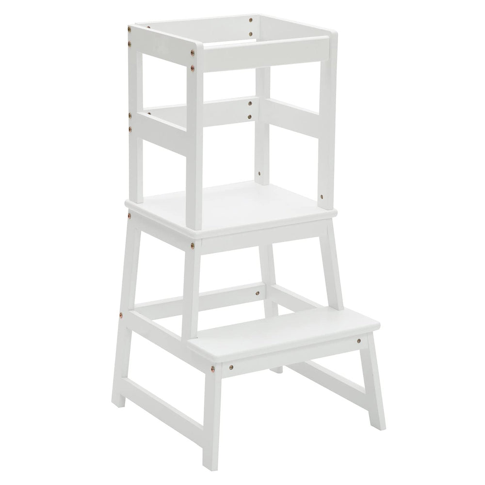Wiifo wooden standing tower assembled with dimensions 18.3W x 18.1D x 34.3H