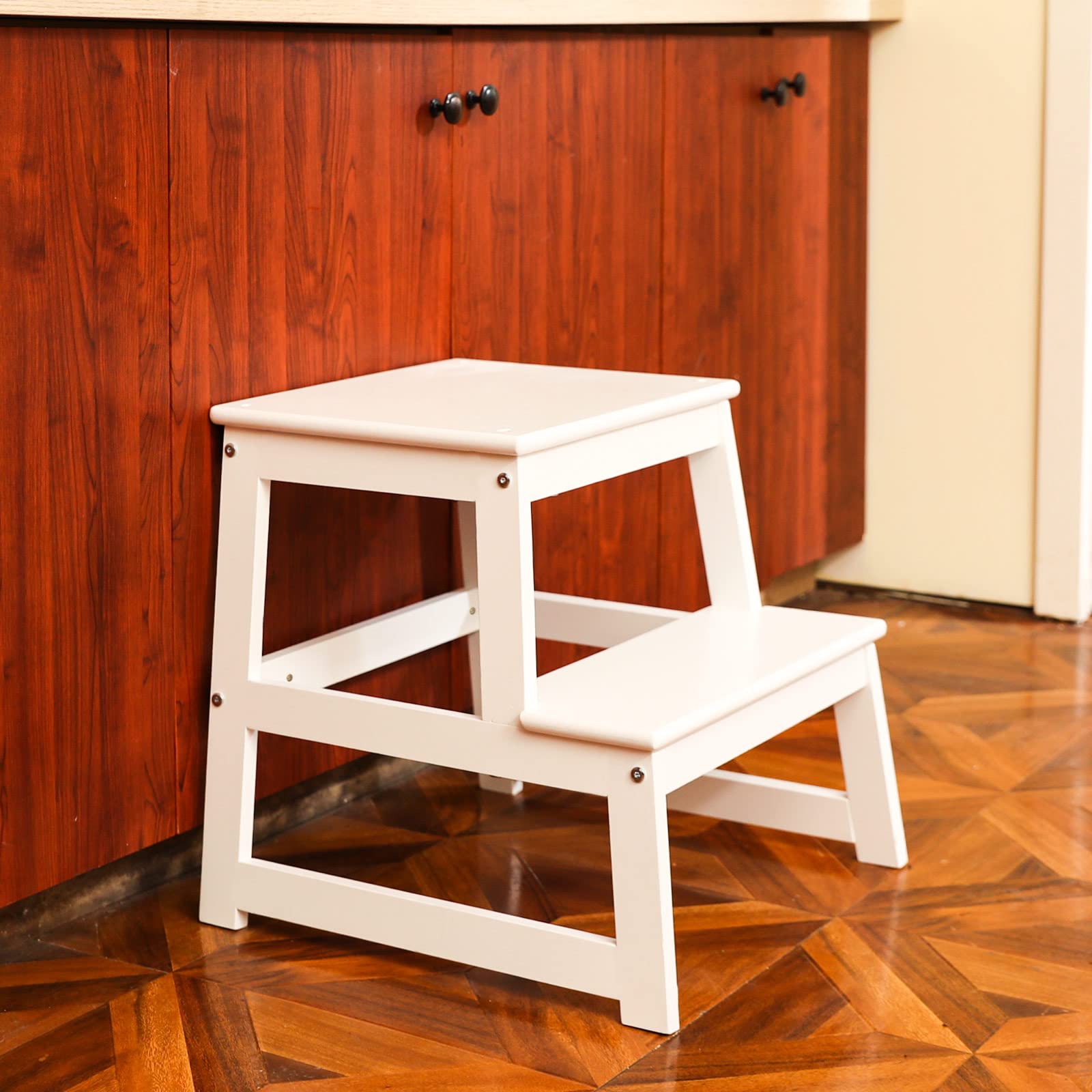 Wiifo stool weighs 11.65 pounds with built-in handles for easy transport by kids