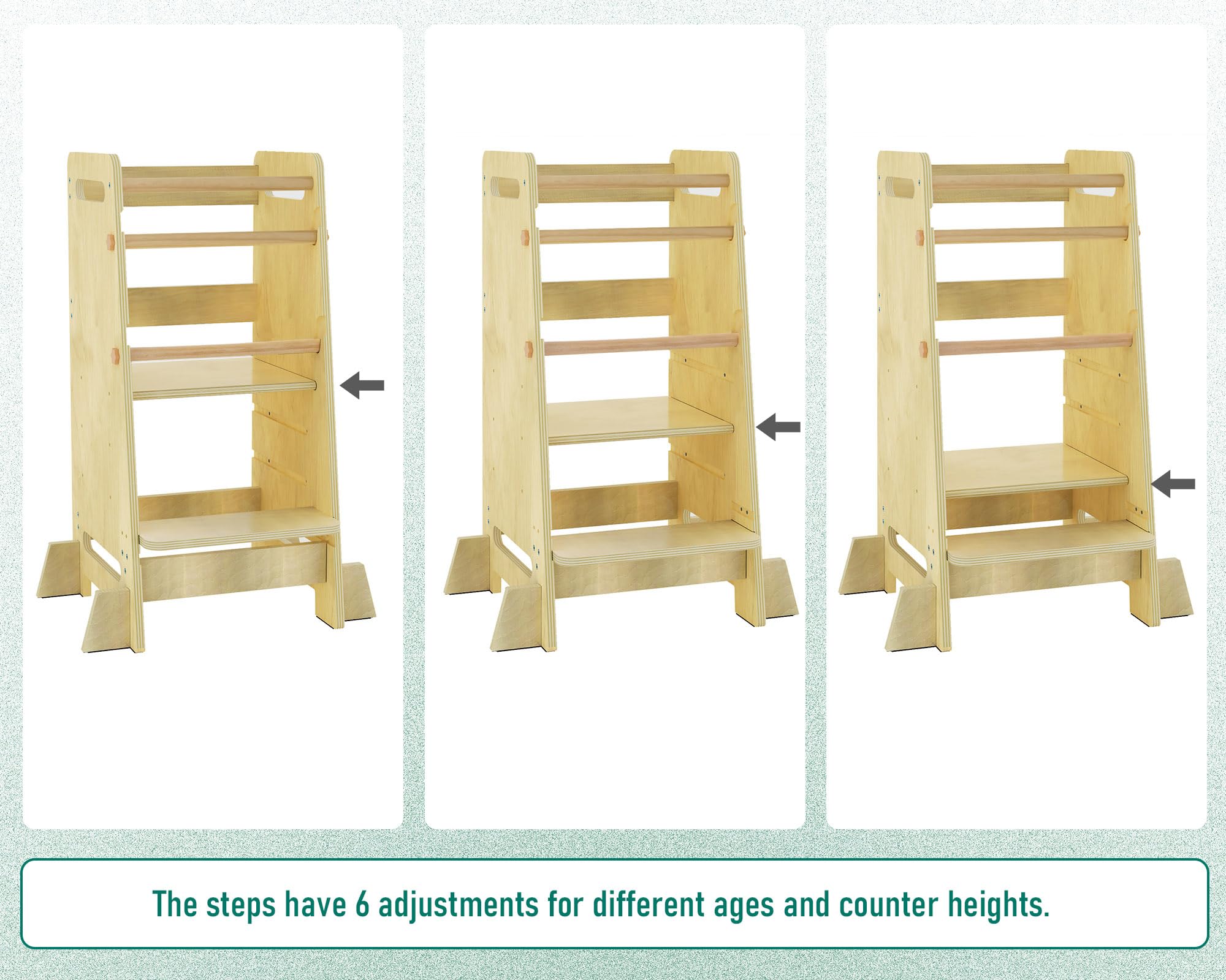 Wiifo birch plywood with non-toxic coating ensures safe everyday use.