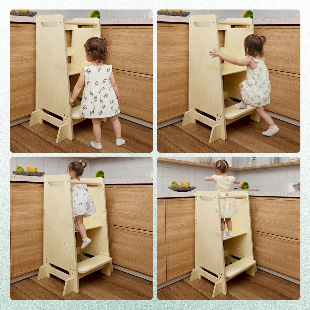 Wiifo natural finish highlights wood texture and warm kitchen vibe.