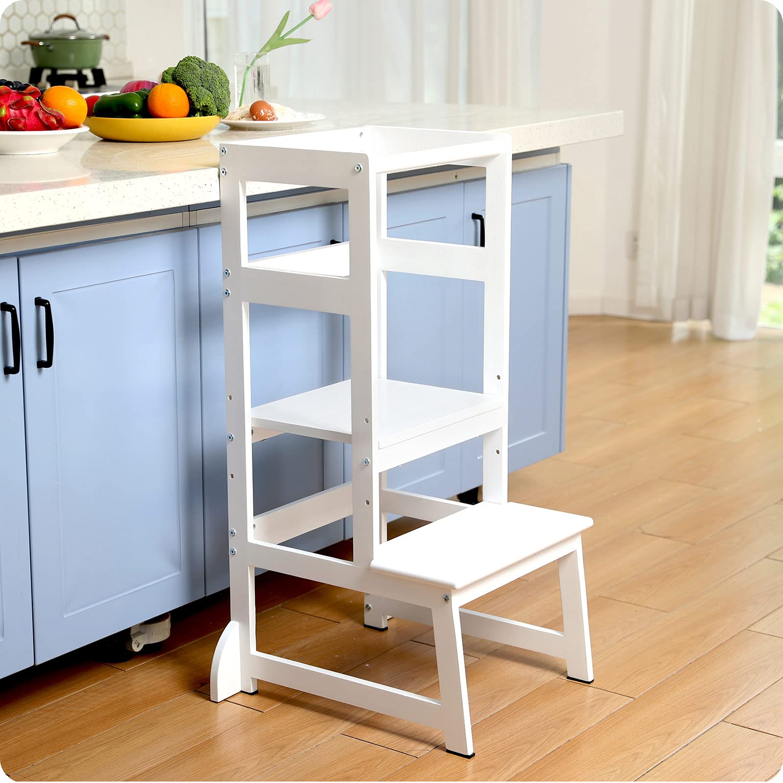 Wiifo Mother's Helper shows three-height adjustment suitable for growing toddlers