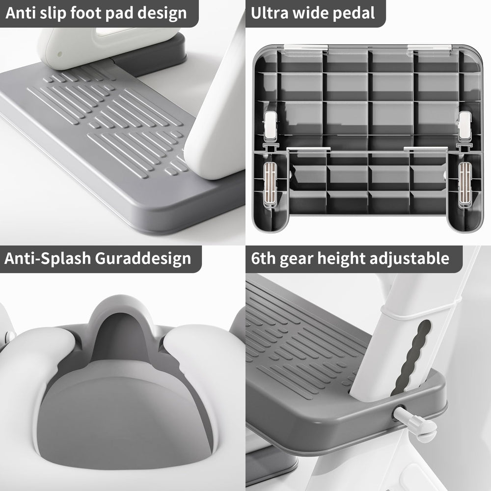 Wiifo easy-assembly guide makes setup easier for V-, U-, O-shaped toilets.