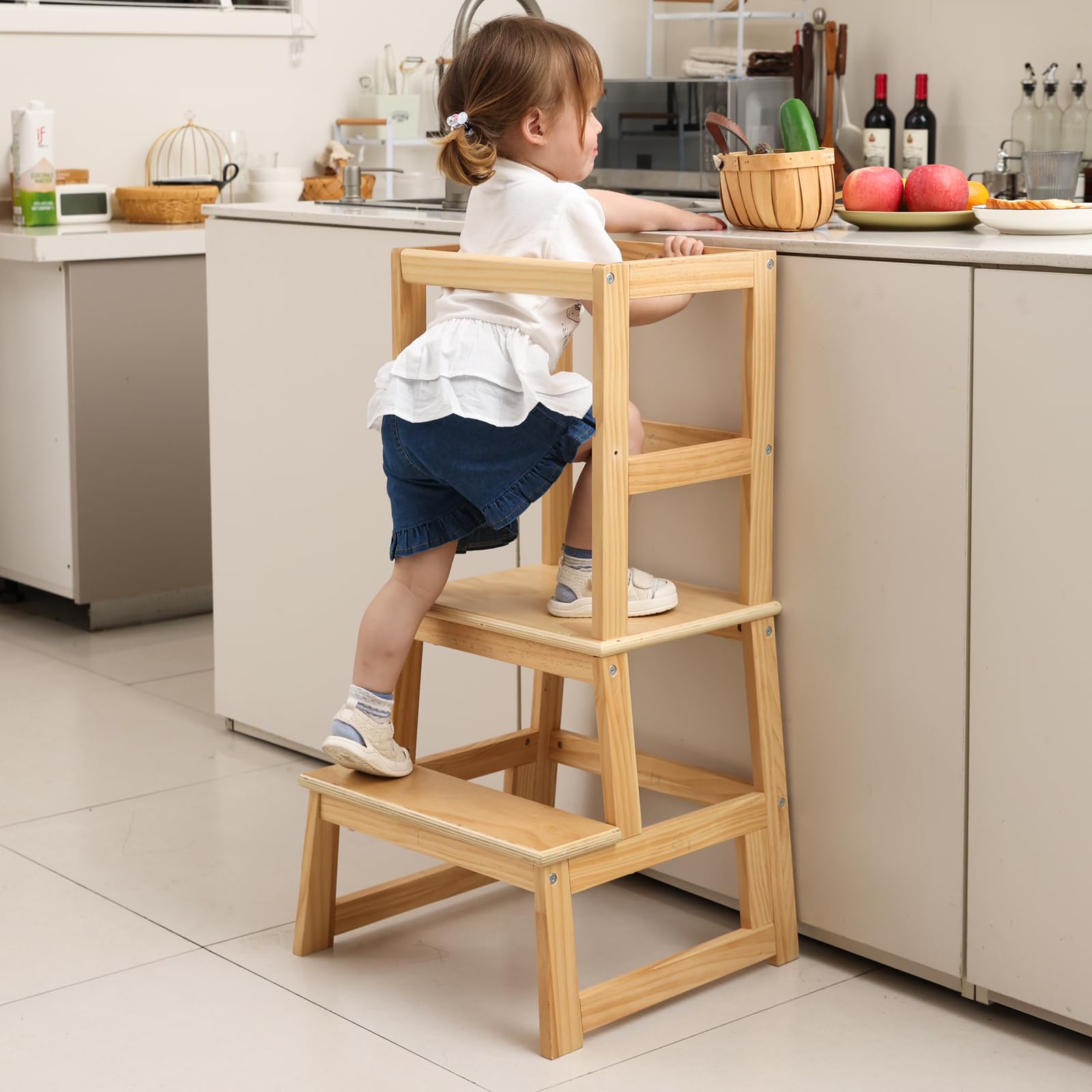 Wiifo safety rail with four-sided support ensures stable standing and balance.