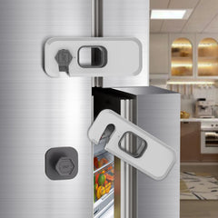 Wilbeva fridge lock on door provides secure snack protection and easy access when needed