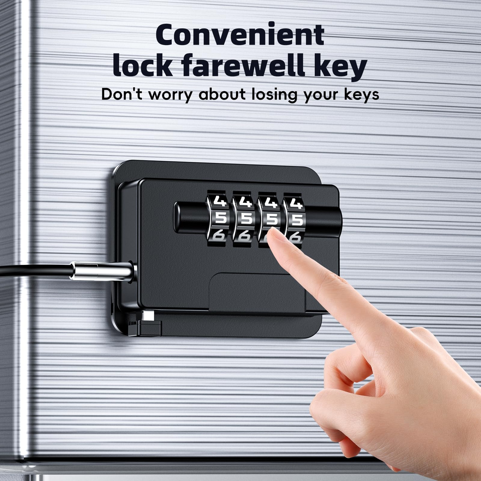 Wilbeva fridge lock secures cabinets and drawers for safer storage