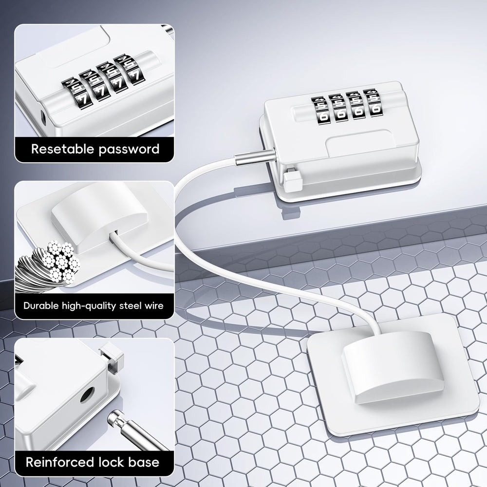Wilbeva locking system shown with adhesive and screw installation options for versatility.