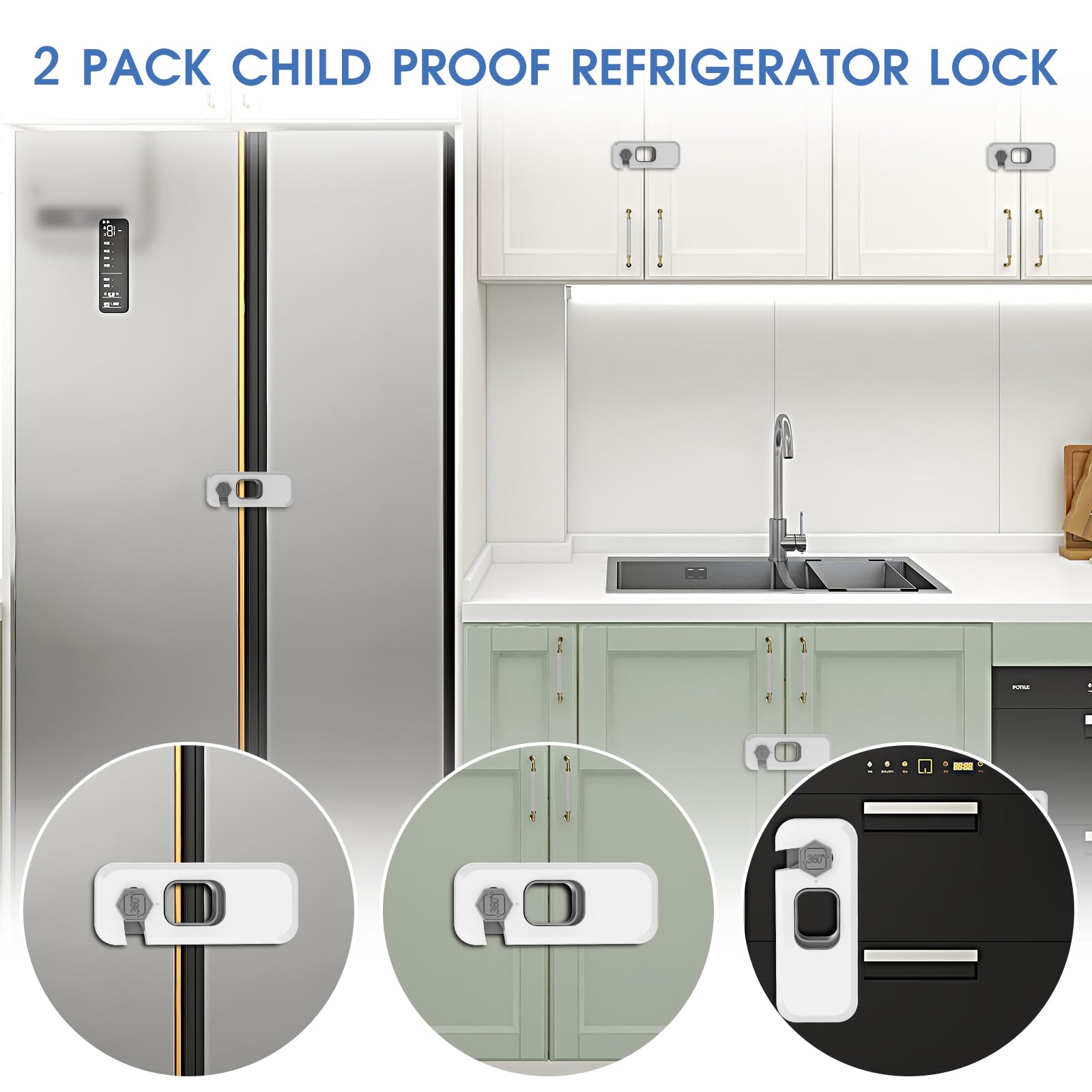 Wilbeva microwave or oven lock application on kitchen appliance