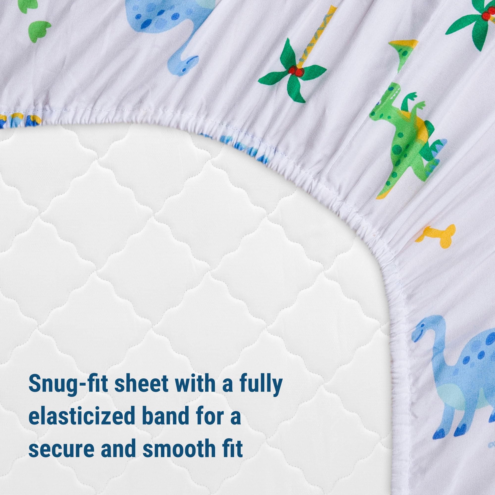 Wildkin hypoallergenic organic cotton helps reduce irritation for sensitive skin