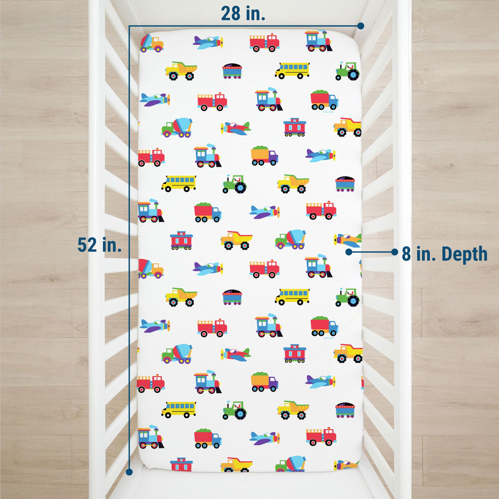 Wildkin crib sheet machine washable for easy cleaning