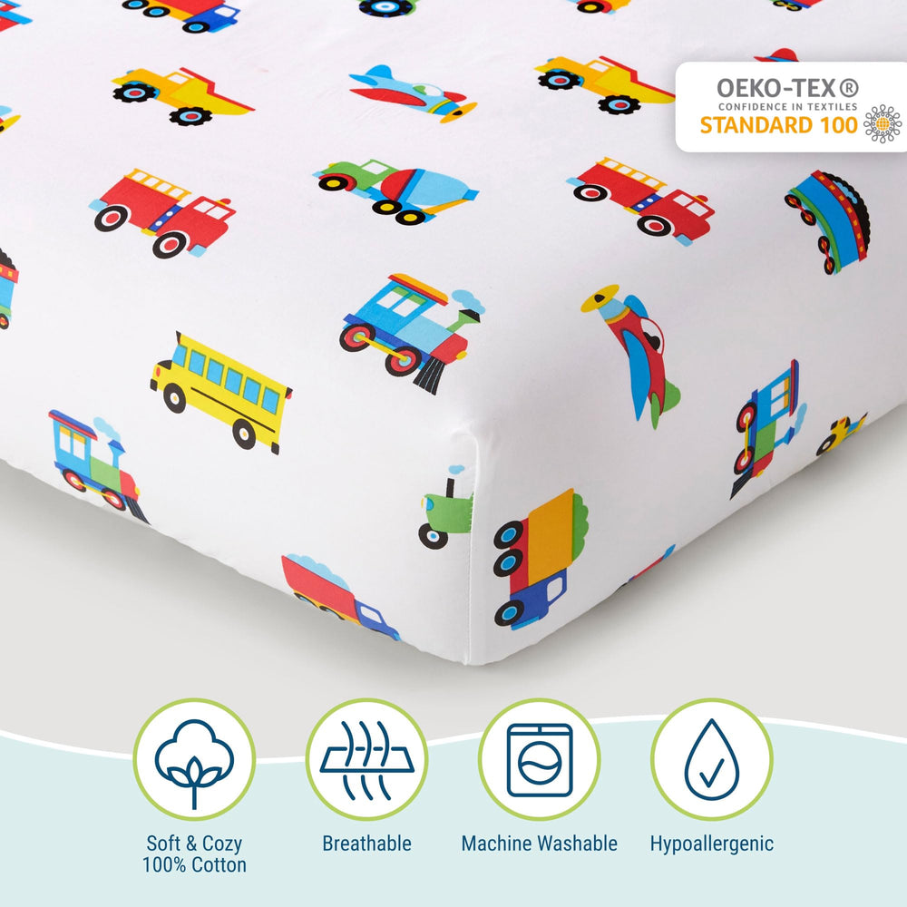 Wildkin crib sheet with OEKO-TEX certification for safe sleep