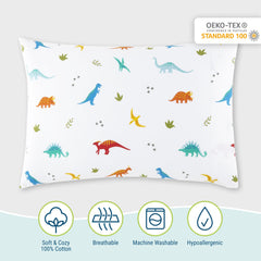 Wildkin flannel texture pillowcase highlighting warm, breathable sleep surface year round.