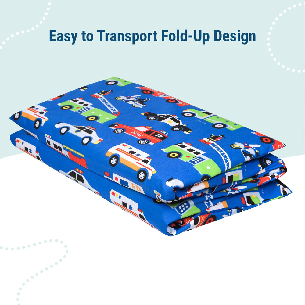 Wildkin Heroes nap mat cover size 47x21.25 inches ensures precise fit