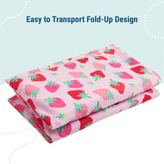 Wildkin nap mat cover breathable cotton-poly fabric keeps kids comfy