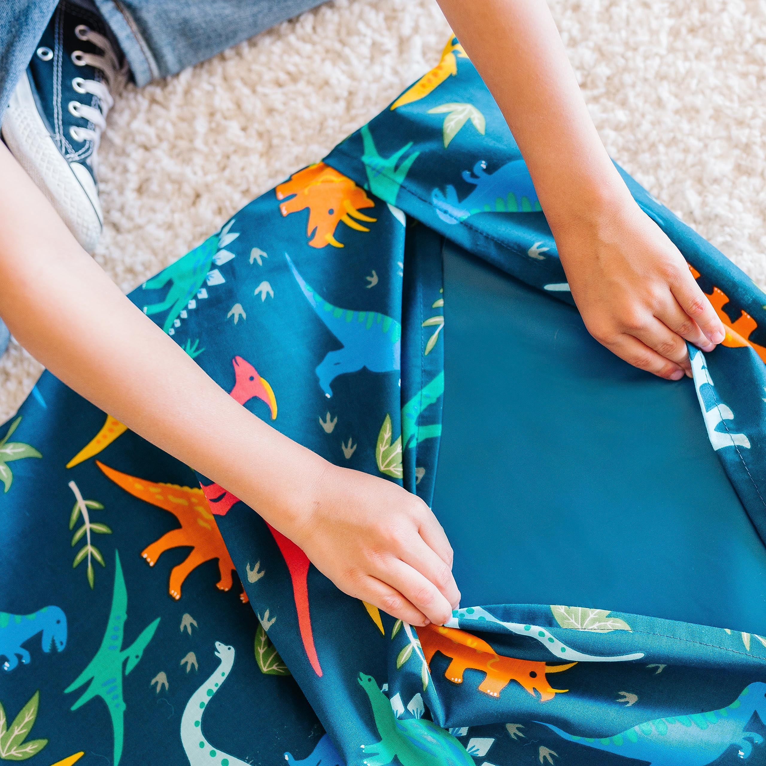 Wildkin nap mat cover durable material withstands daily use
