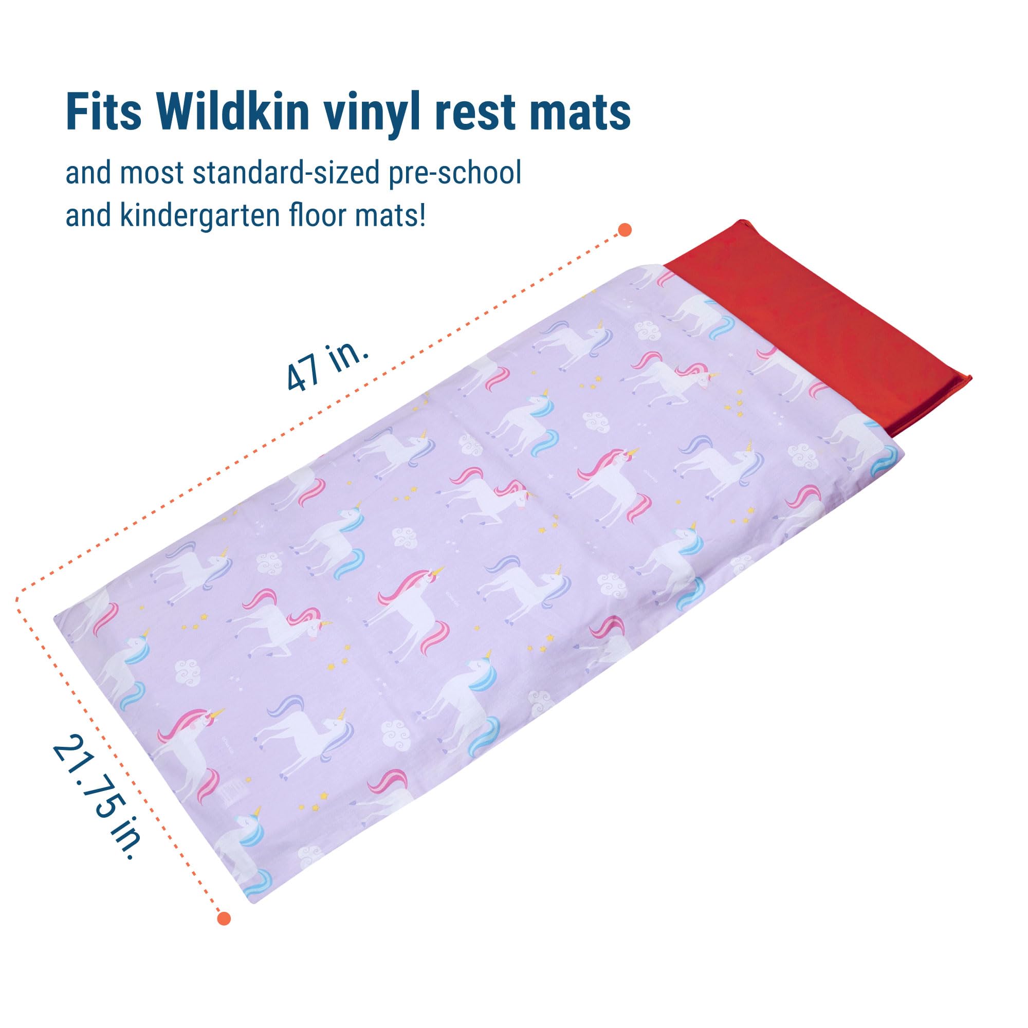 Wildkin nap mat cover durable material resists wear through busy routines