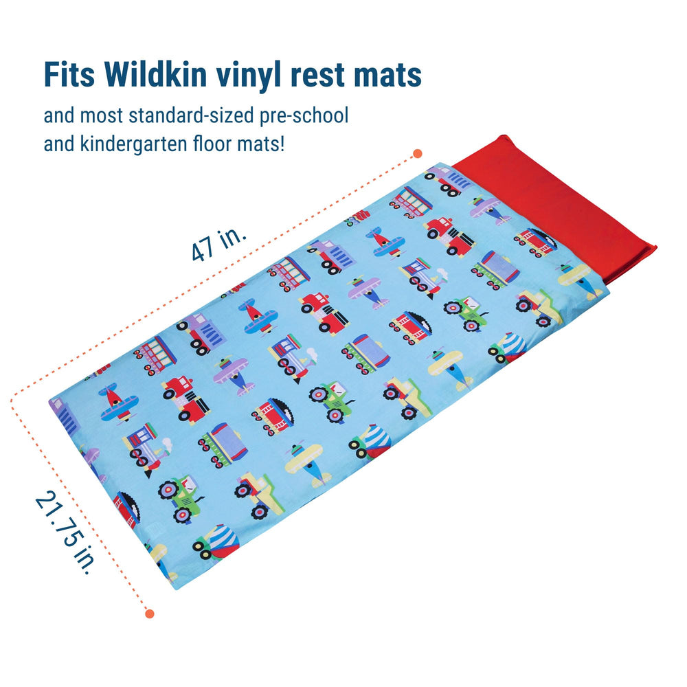 Wildkin nap mat cover features fade-resistant durable pattern for daily use