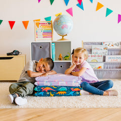 Wildkin nap mat cover fits 1.5-inch mats securely for travel-ready comfort