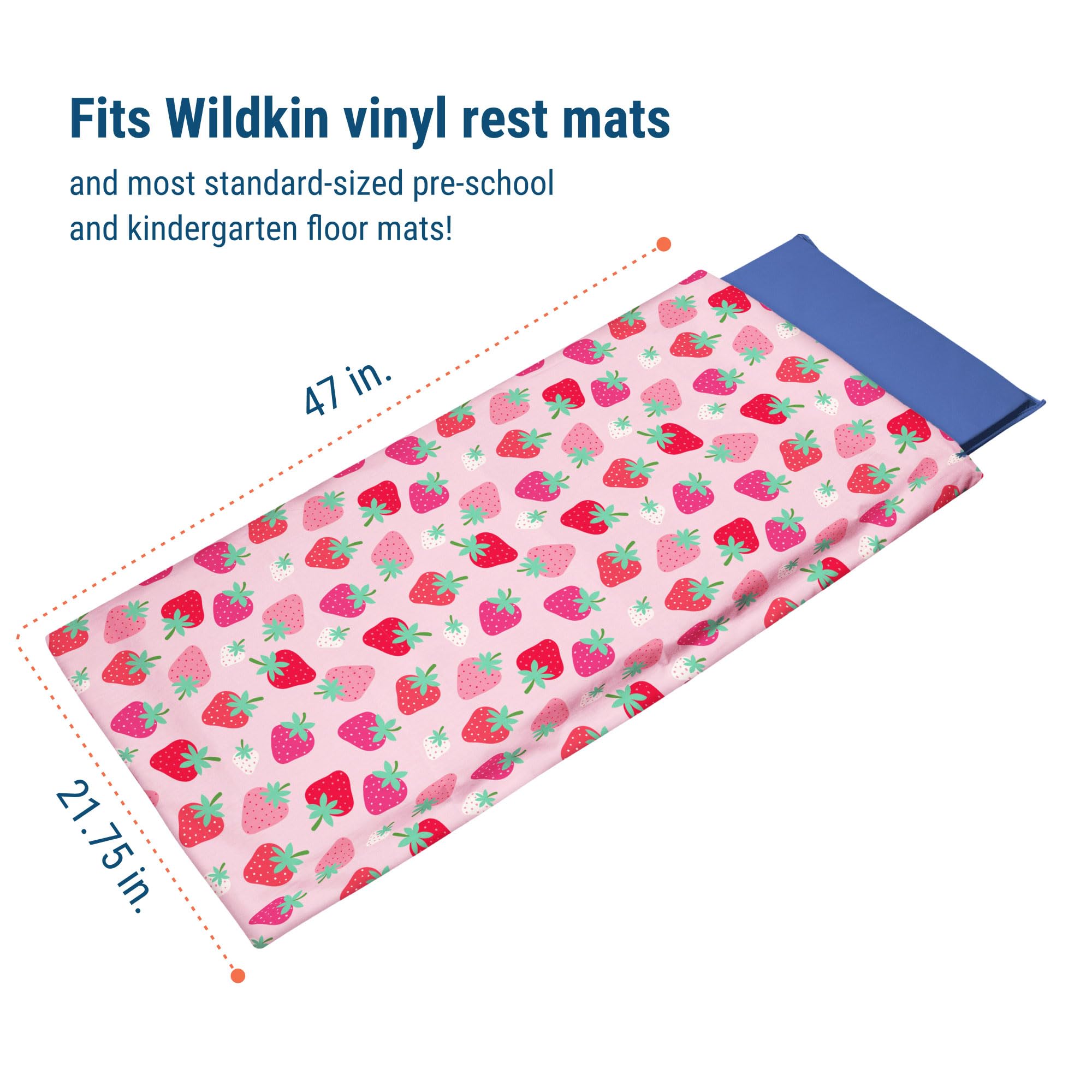 Wildkin nap mat cover machine washable for simple cleanup after spills