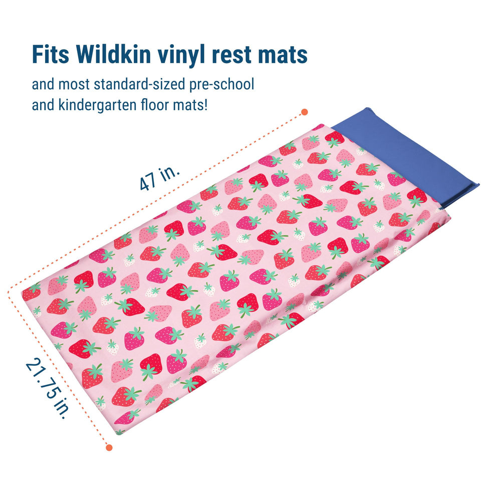 Wildkin nap mat cover machine washable for simple cleanup after spills