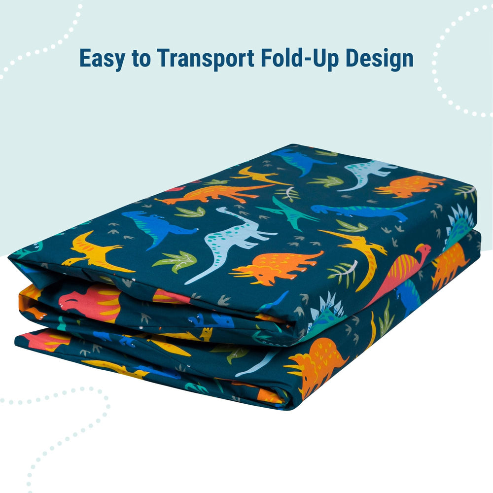 Wildkin nap mat cover measures 47x21.25 inches fits 1.5-inch mats