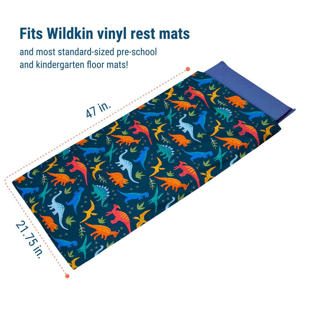 Wildkin nap mat cover coordinates with other Wildkin bags and gear