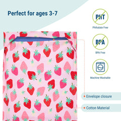 Wildkin nap mat cover sewn-in flap design enables easy mat access during rest