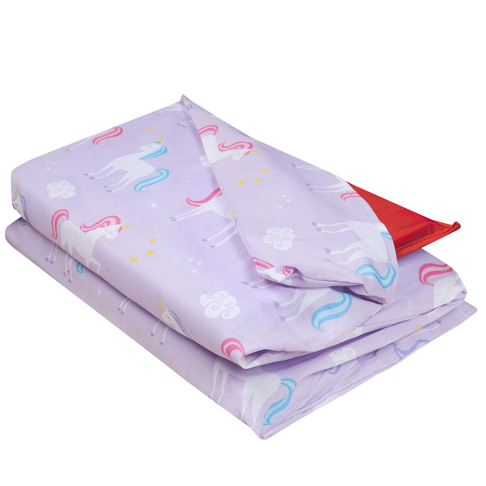 Wildkin nap mat cover in unicorn pattern keeps preschool mats cozy and stylish