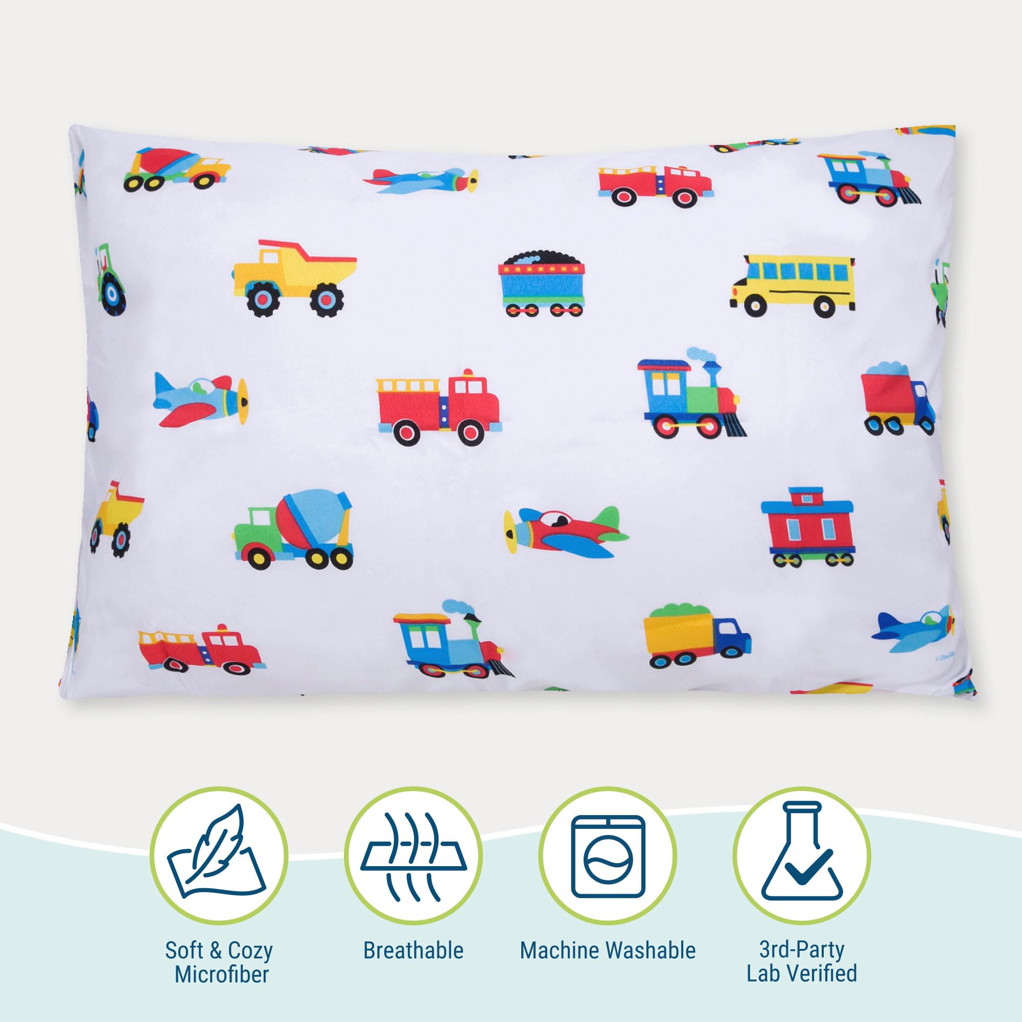 Wildkin pillowcase durability and easy-care washability for busy families.