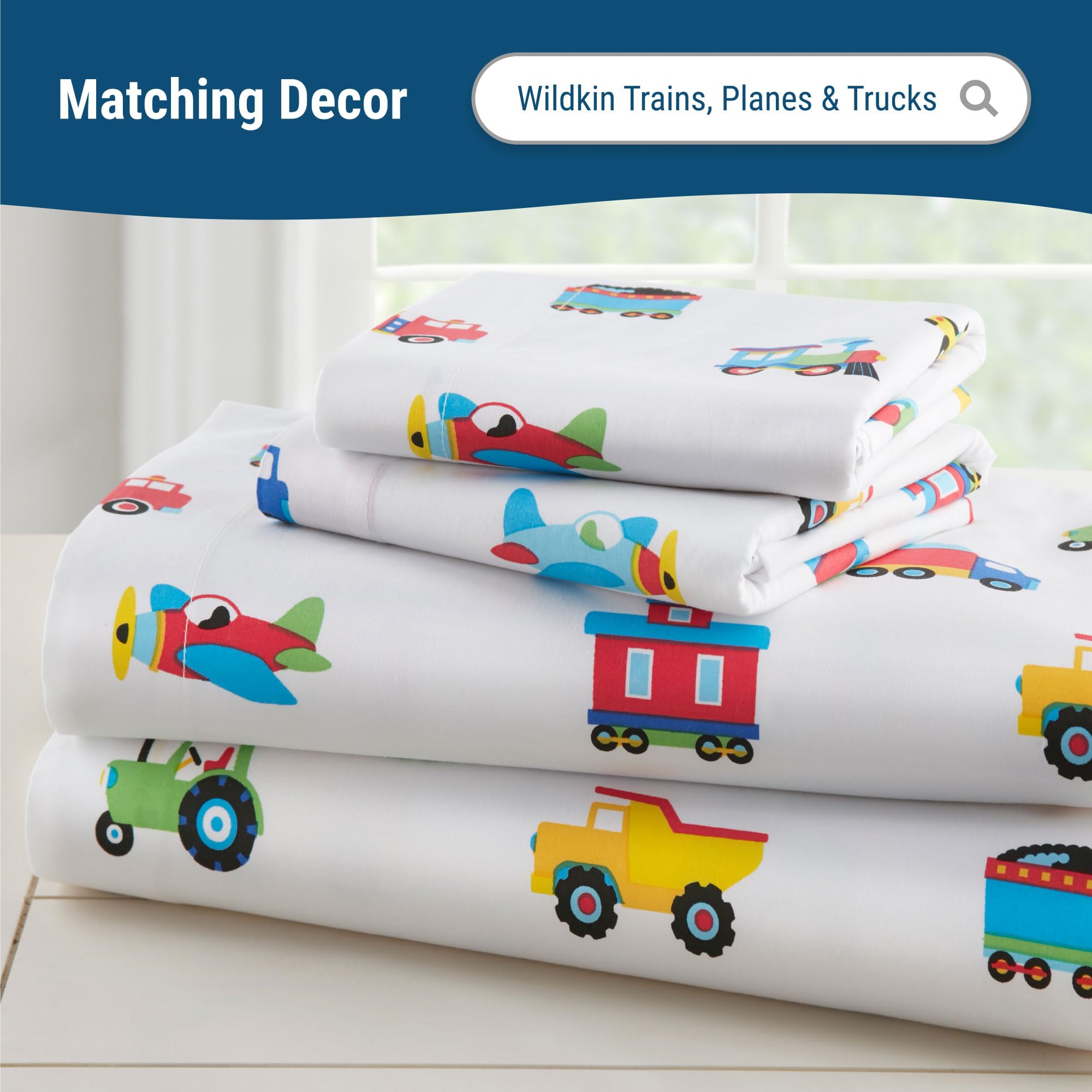 Wildkin vibrant colors and designs stay bright after washing.
