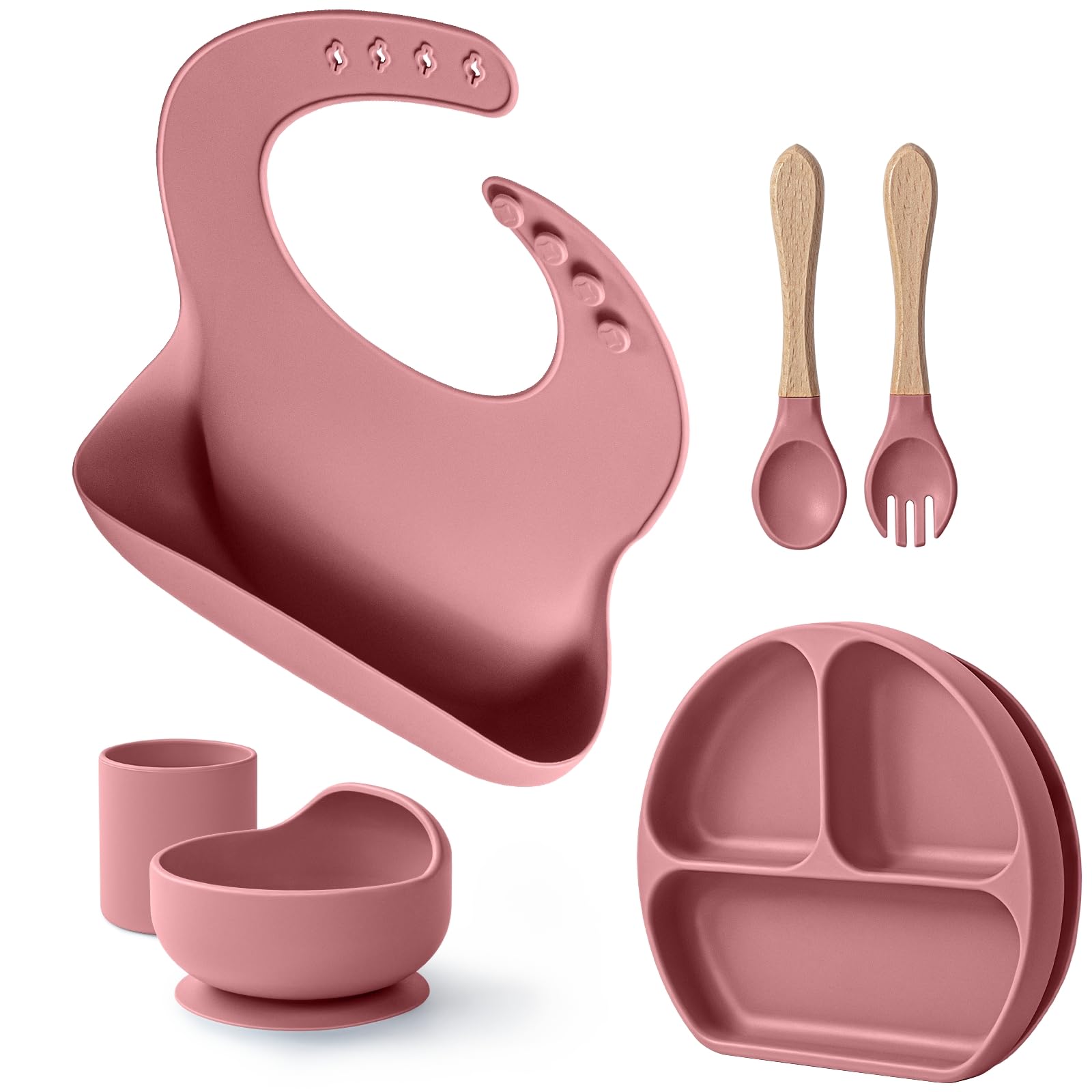 WiLLBEttER suction plate keeps meals stable for mess-free self-feeding.