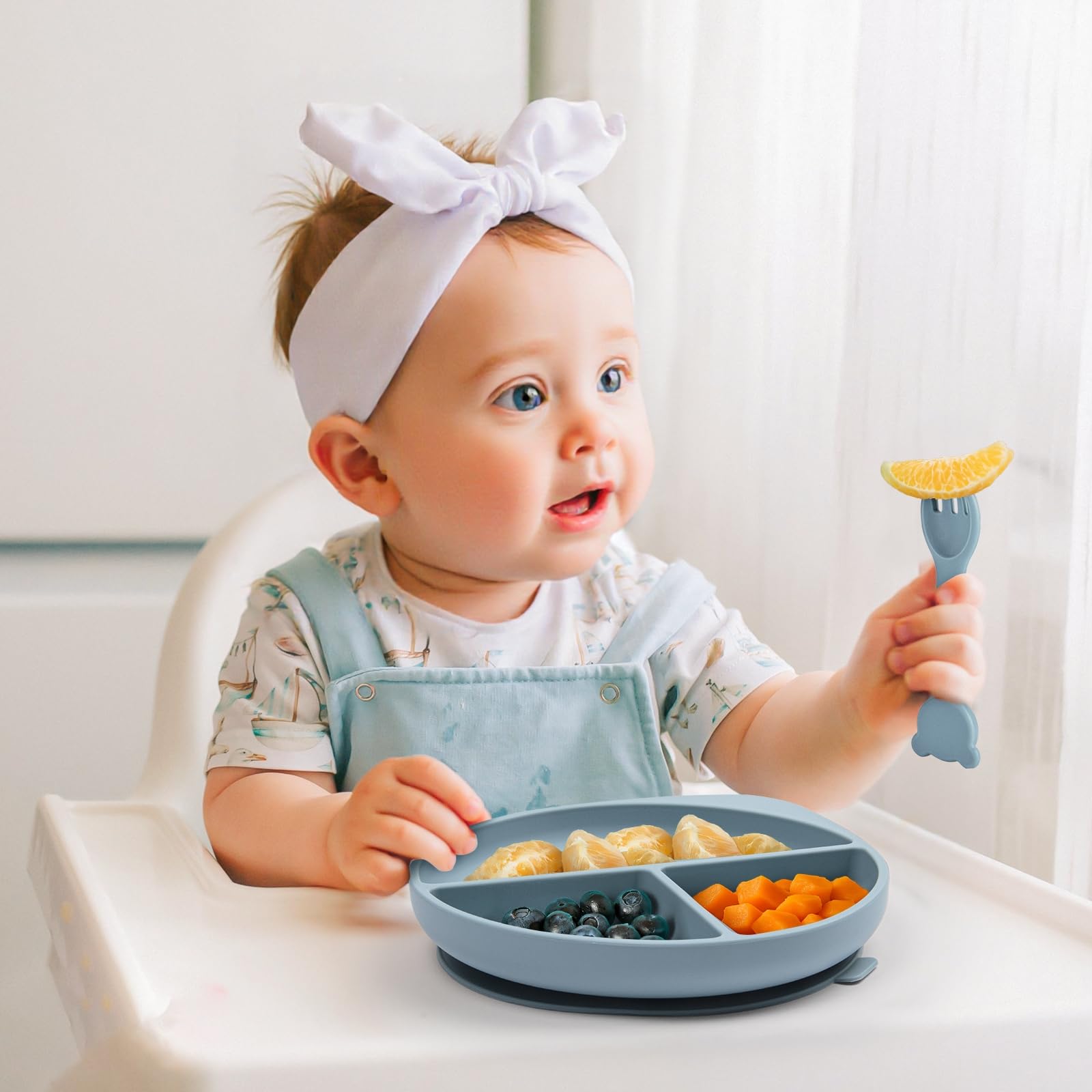 WiLLBEttER utensils with panda design encourage little hands to grip confidently.