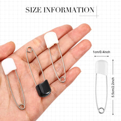 WILLBOND locking-closure diaper pin closeup demonstrating secure safety coverage
