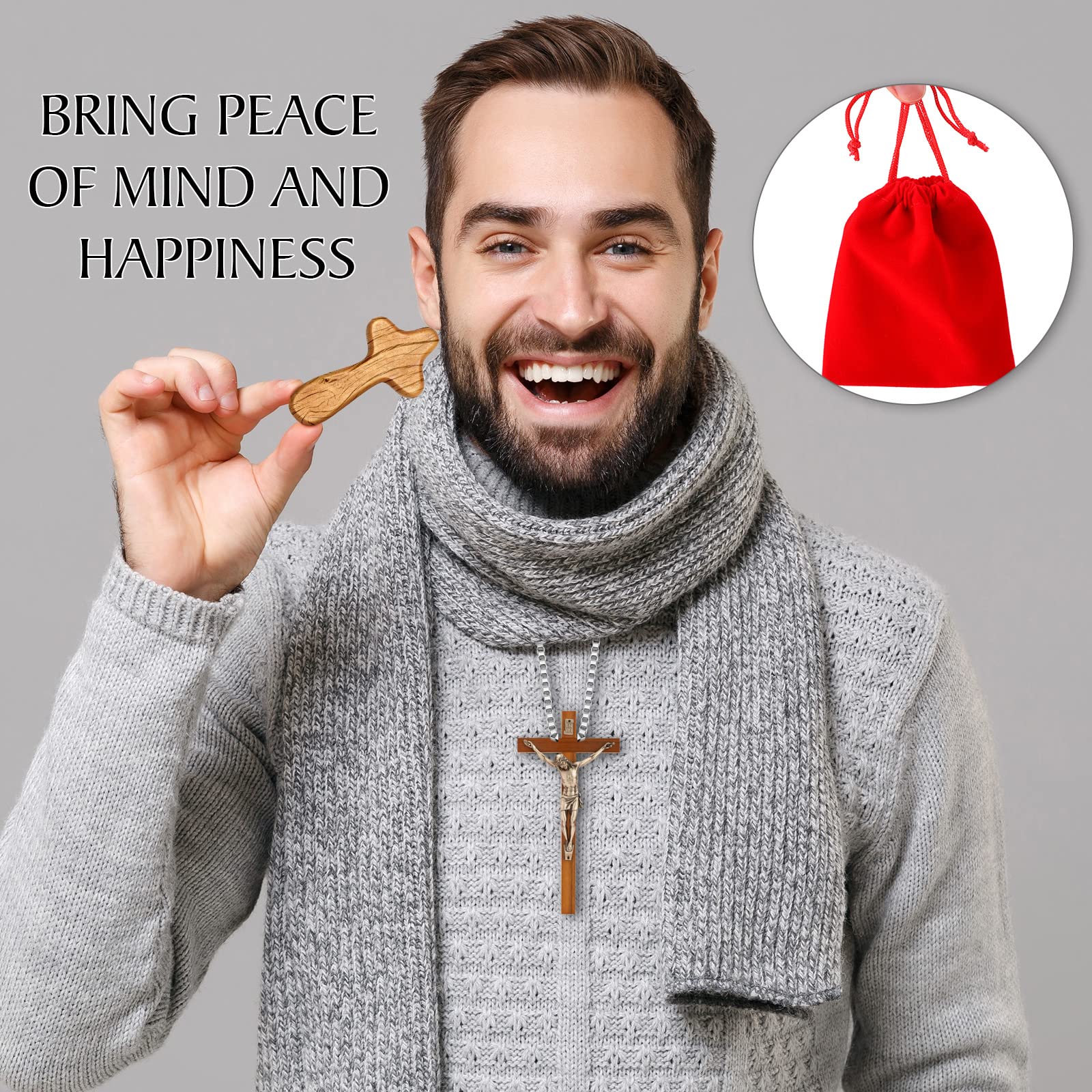WILLBOND pocket prayer cross display for personal devotion during travel.