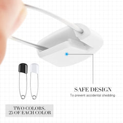 WILLBOND stainless-steel diaper pin with plastic head highlighting durability