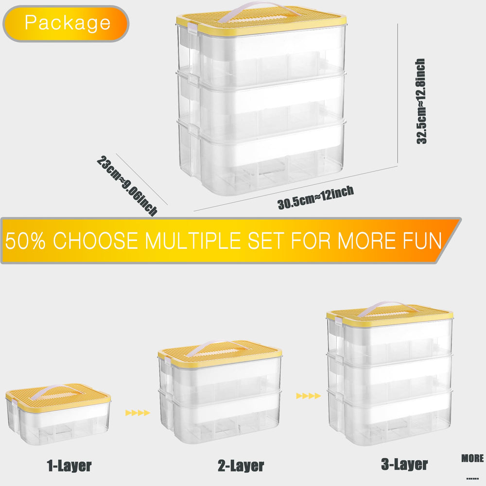 WillingHeart dimensions 12x9x12-8-inch box fits craft supplies and small toys.