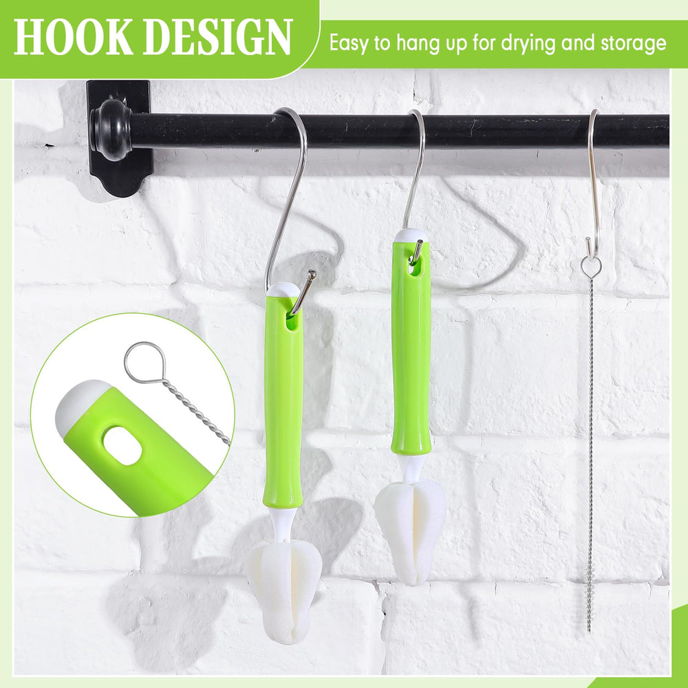 Willinglong bottle cleaning kit with removable heads keeps bottles hygienic and ready.