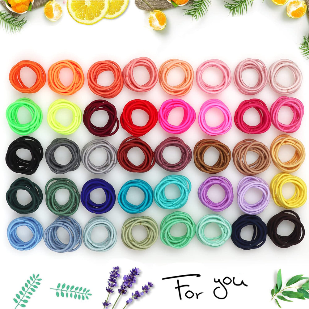WillingTee 2cm diameter toddler hair ties stay snug without snagging