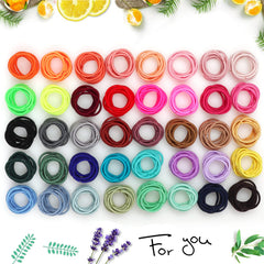 WillingTee 2cm diameter toddler hair ties stay snug without snagging